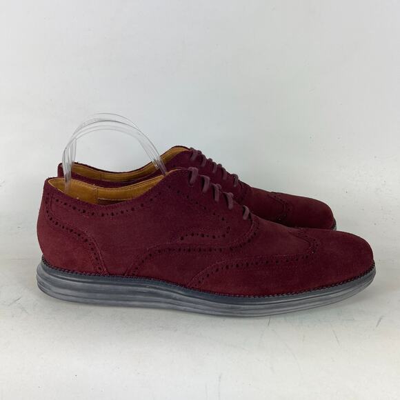 Cole Haan Original Grand Wingtip Oxfords Men's 11.5 Port Royale Dress Shoes - Picture 2 of 10
